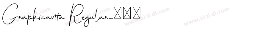 Graphicavita Regular字体转换